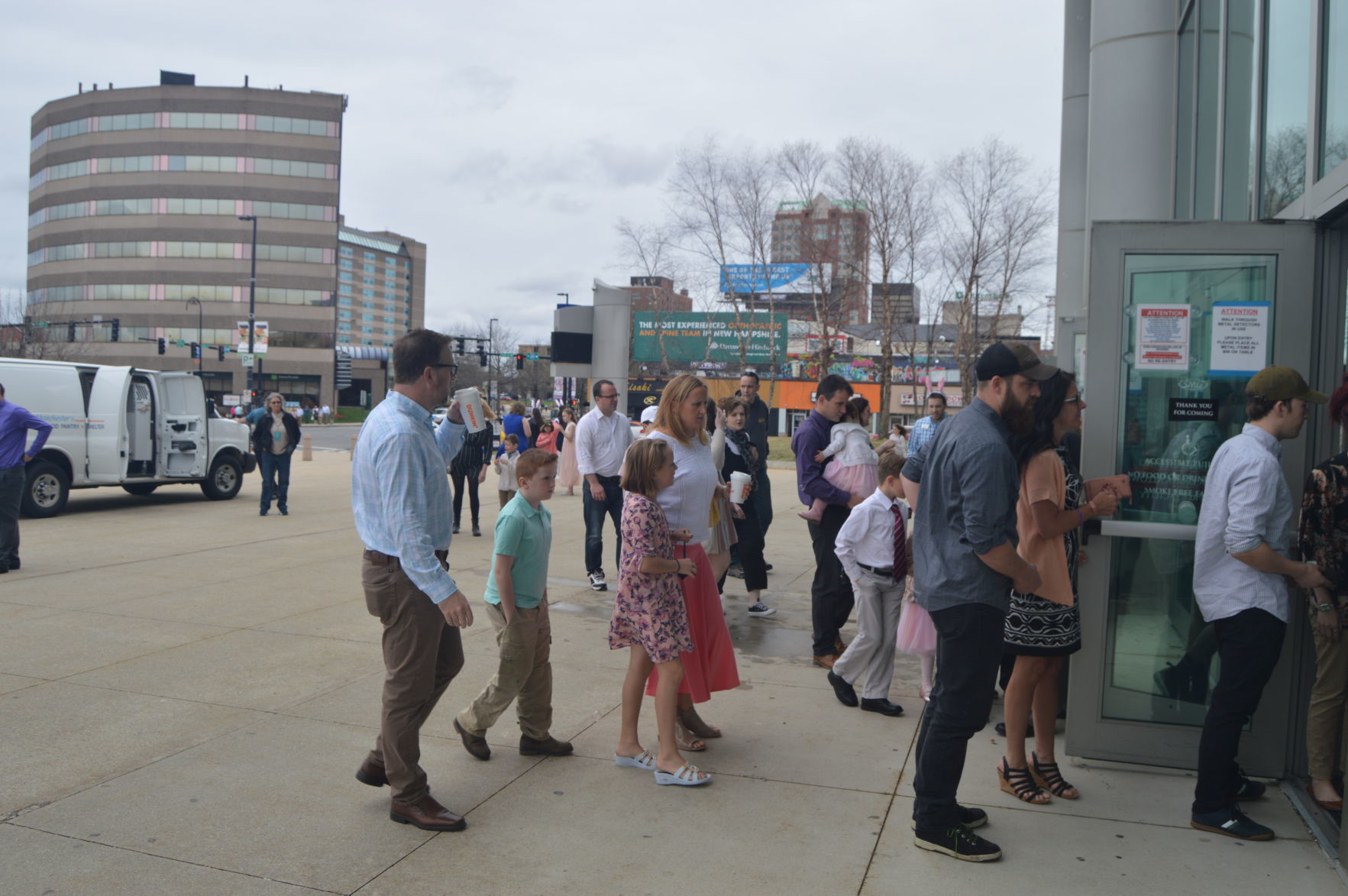 Easter service at SNHU Arena